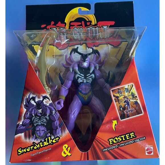 YuGiOh Swordstalker 6" Action Figure with Poster, RARE NIB 2002 Collectible - Picture 8 of 8